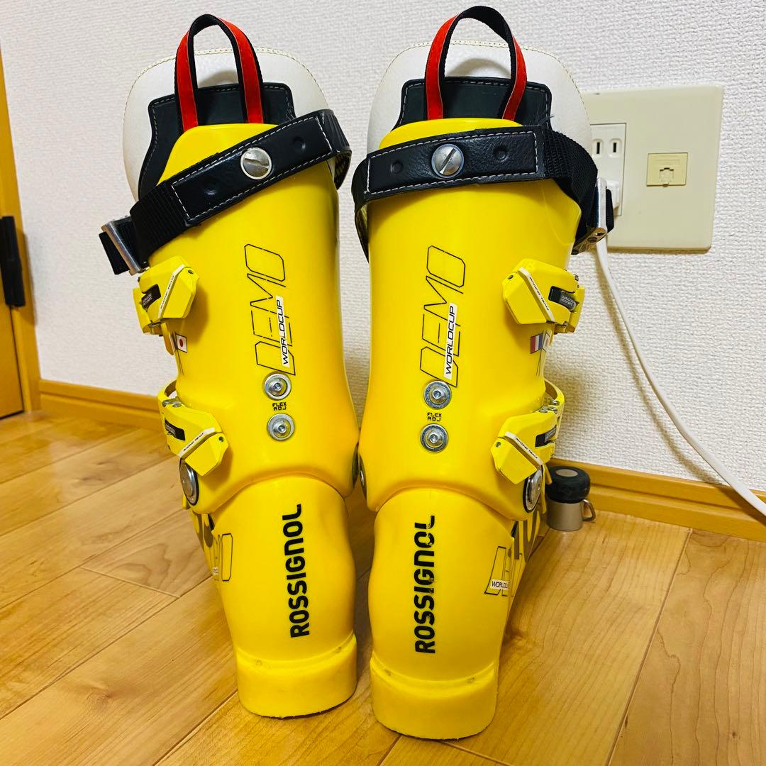 美品✨ROSSIGNOL WORLD CUP スキー ブーツ イエローDEMO