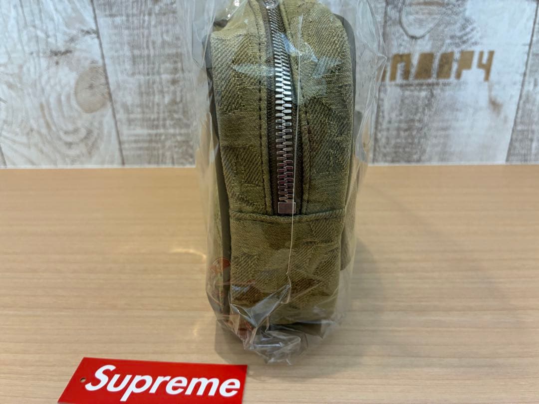 バッグ Supreme fat tip jacquard denim waist bag