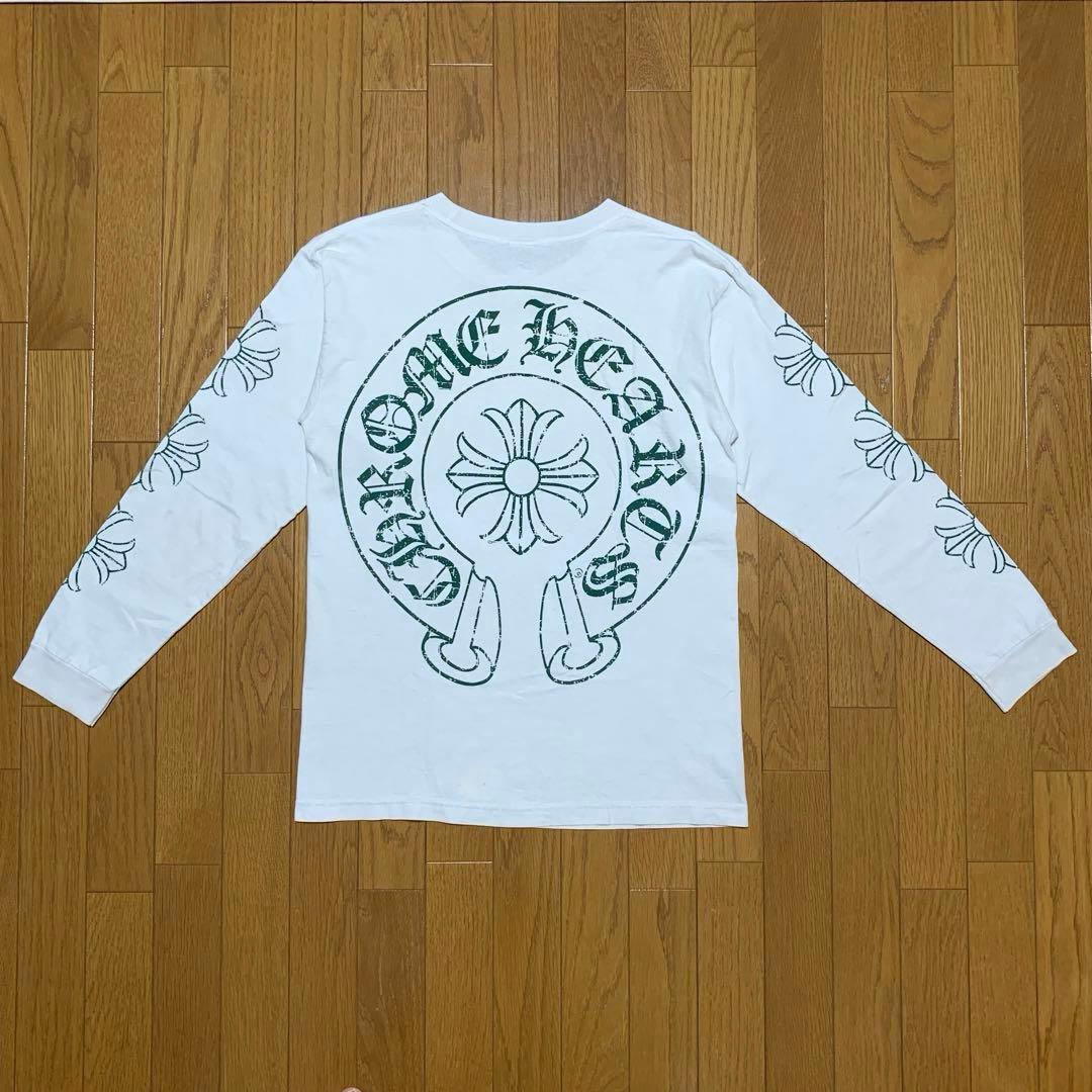 クロムハーツ　長袖シャツ　ホワイト　ロンT サイズM 4S362