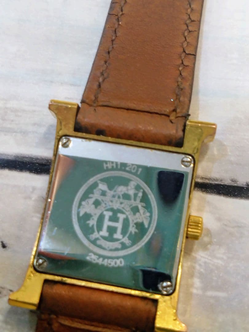 エルメス　エトゥープ　 腕時計　レディースウォッチ　ゴールド