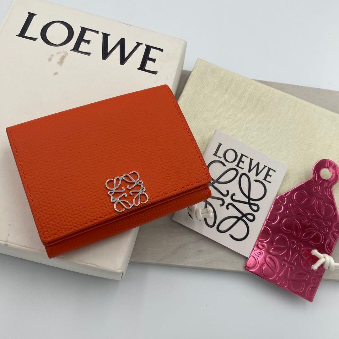 ！新品同然！　ロエベ　アナグラム　オレンジ　付属品完備　27AK