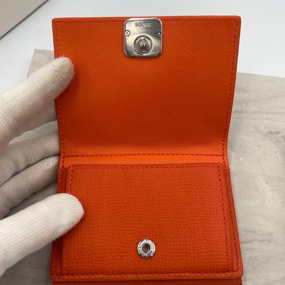 ！新品同然！　ロエベ　アナグラム　オレンジ　付属品完備　27AK