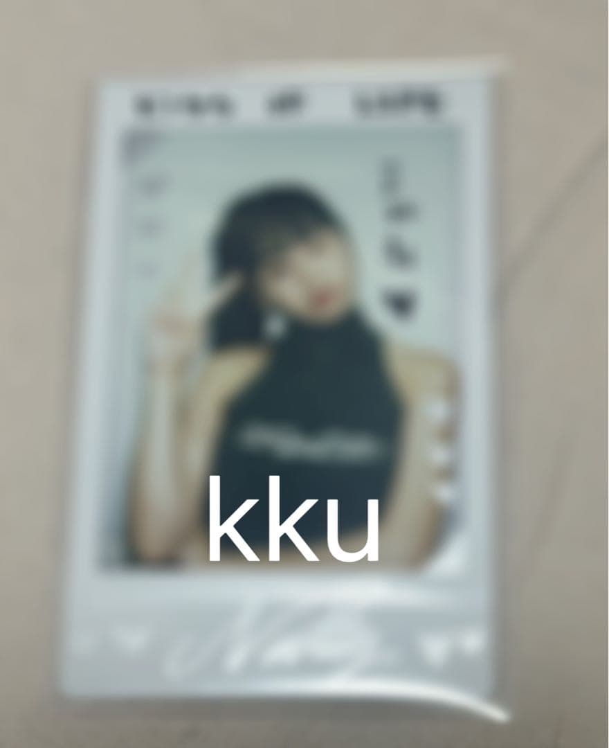 KISS OF LIFE キオプ直筆サイン ナッティ チェキ