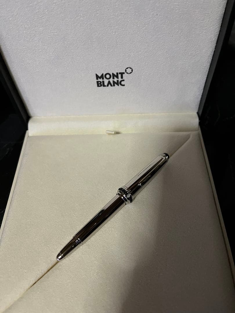モンブラン 万年筆 114 アルチザン ホワイトパール オニキス