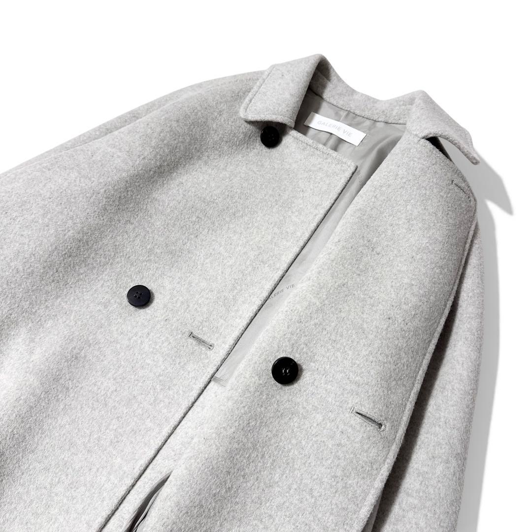 極美品✨️23AW　ギャルリーヴィー　モンゴル産カシミア　ダブルフェイスコート
