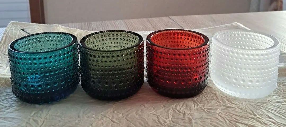 　カステヘルミキャンドルホルダー　4個セット