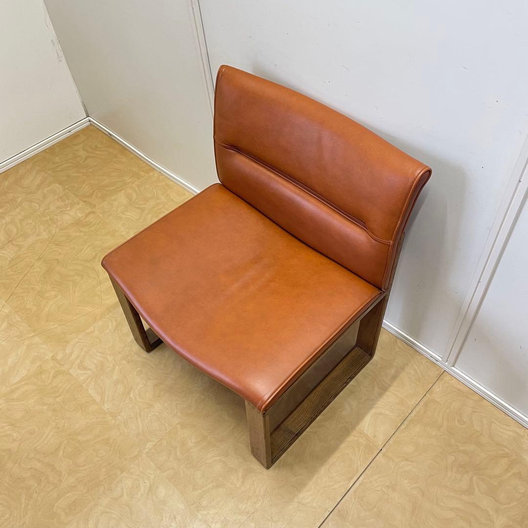 カンディハウス ボルス④ 本革チェア レザー椅子 ソファ 旭川家具 北欧スタイル