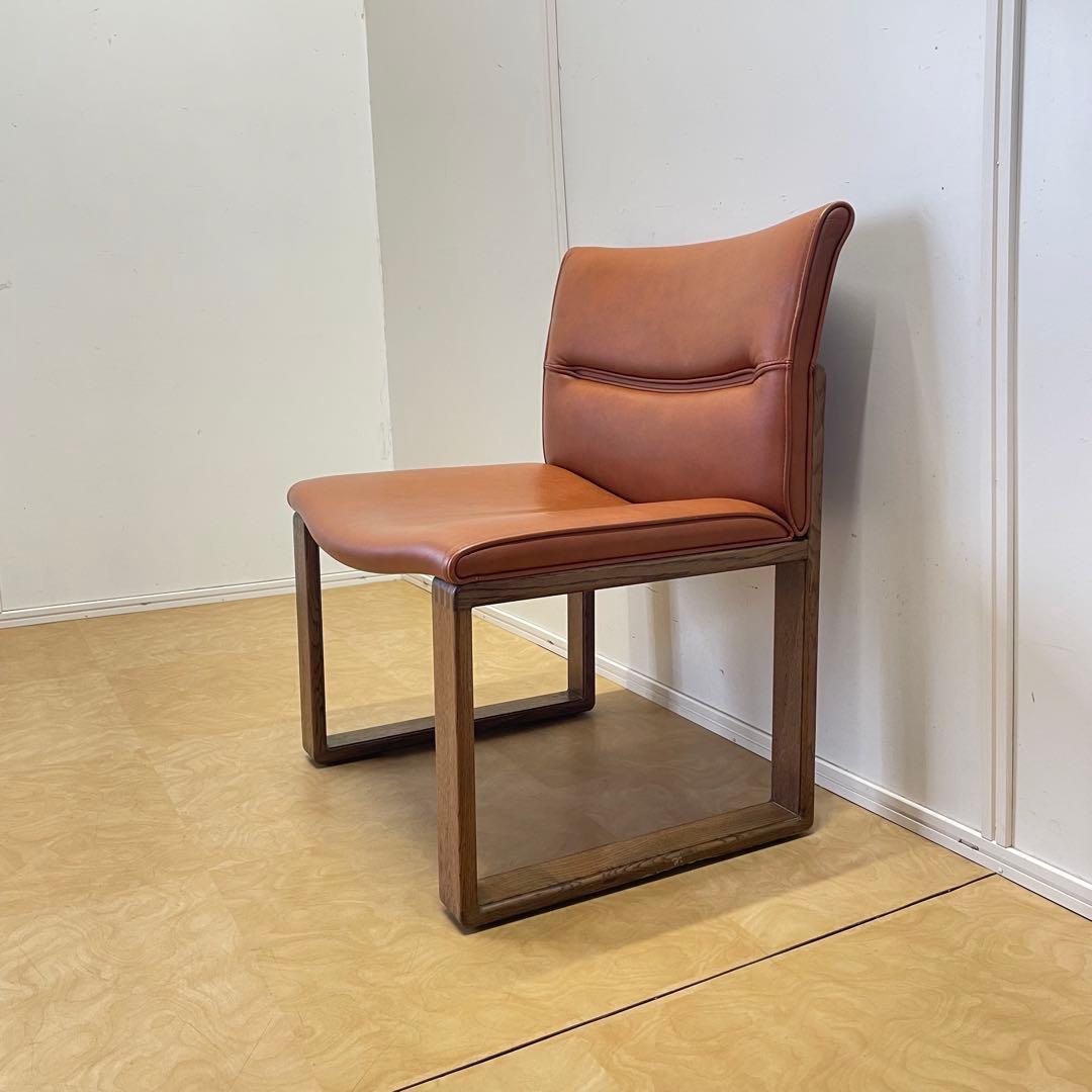 カンディハウス ボルス④ 本革チェア レザー椅子 ソファ 旭川家具 北欧スタイル