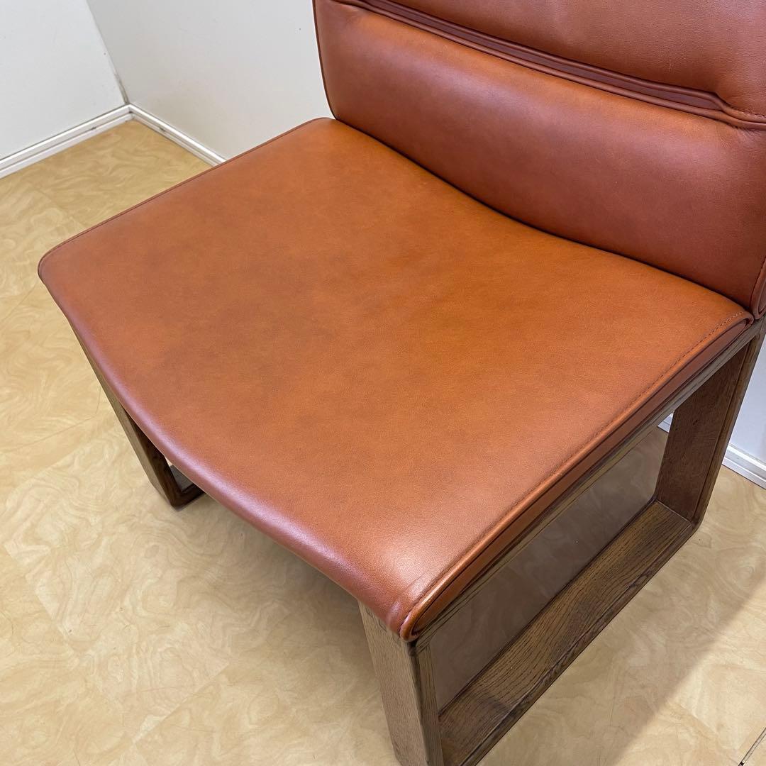 カンディハウス ボルス④ 本革チェア レザー椅子 ソファ 旭川家具 北欧スタイル