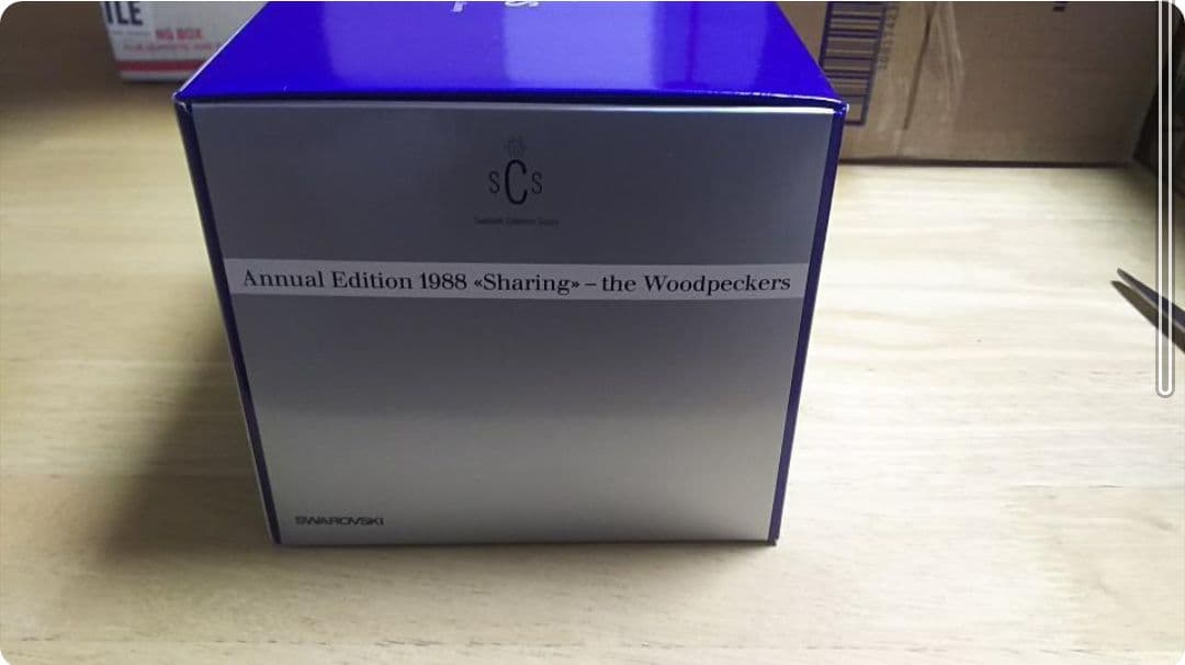 スワロフスキー 置物 ＳＣＳ会員限定作品 キツツキ