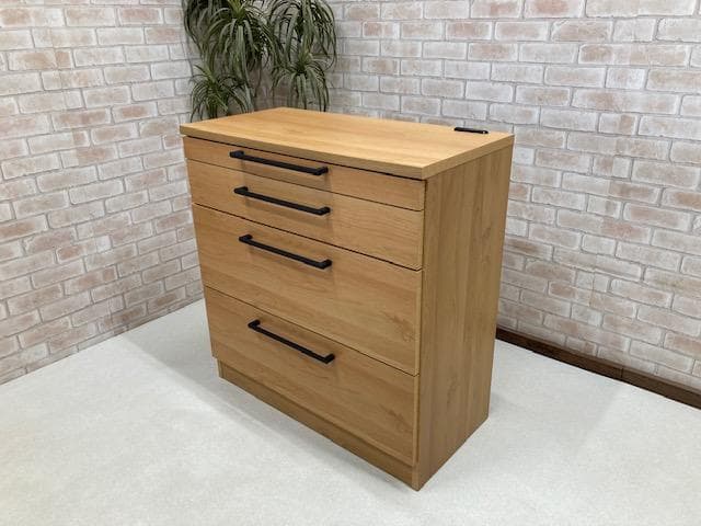 カウンター　キッチン　国産　レンジ台　収納　ナチュラル　２本セット　新品