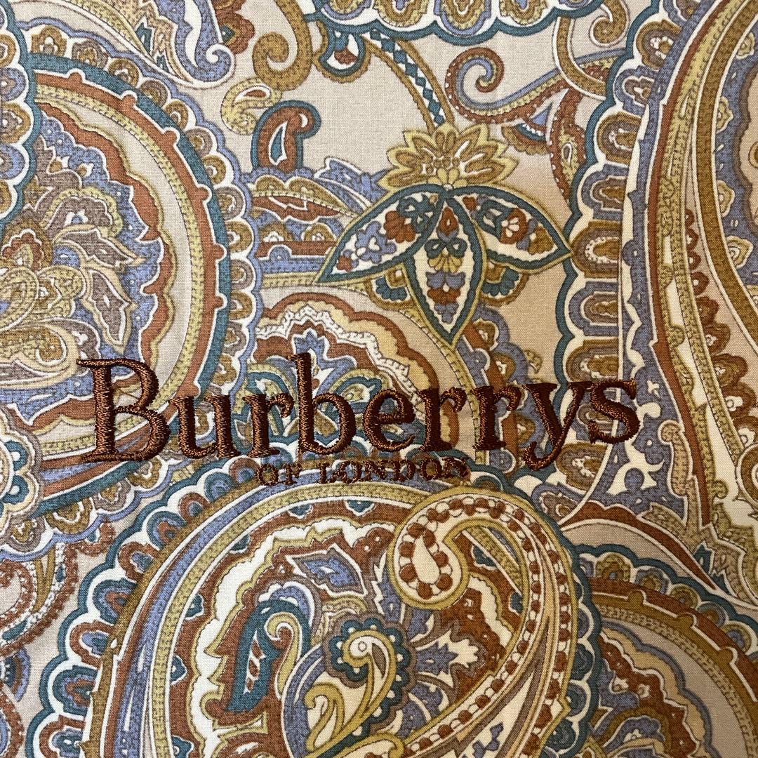 【Burberrys】ペイズリー柄 羽毛肌掛け布団 シングル150×200cm