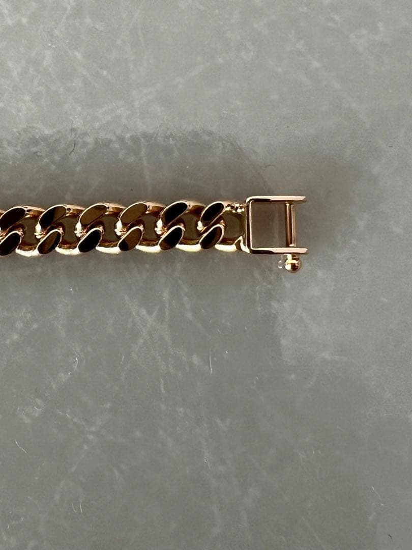 美品 18金 喜平 ブレスレット K18 2面 シングル 20g 20cmキヘイ