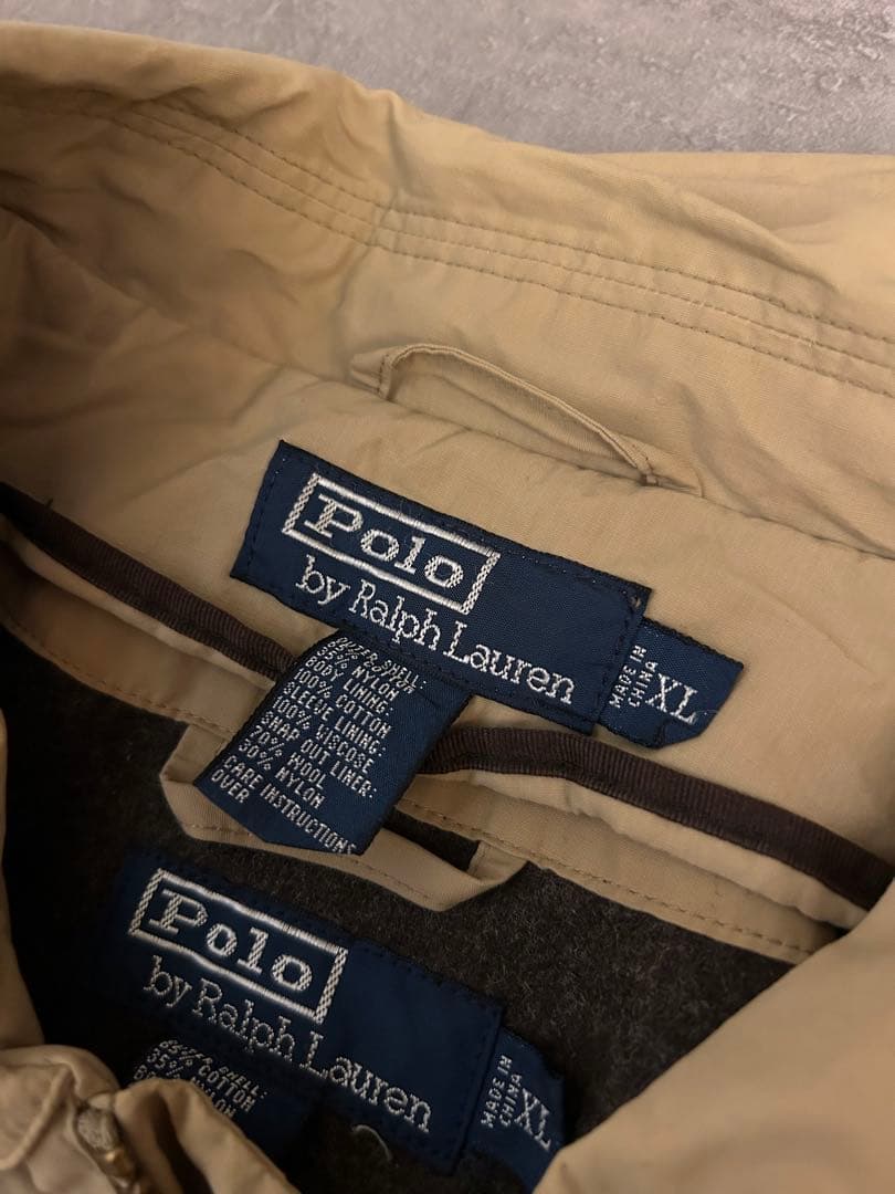90s 一枚袖 Polo by Ralph Lauren ライナー付マックコート