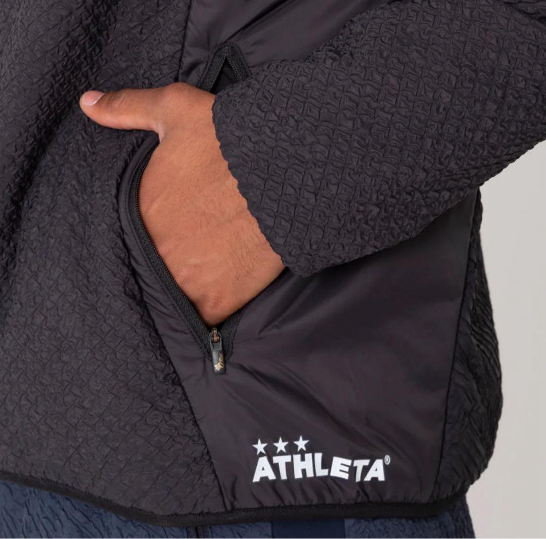 【1/25迄SALE】アスレタセットアップ中綿3DエンボスATHLETAサイズL