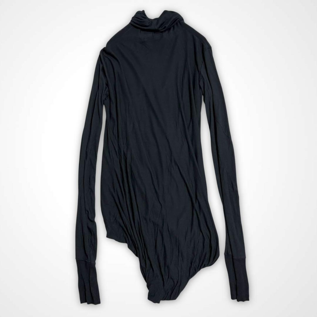 JULIUS 10AW goth_ik; 変形ドレープカットソー 3 カシミヤ混