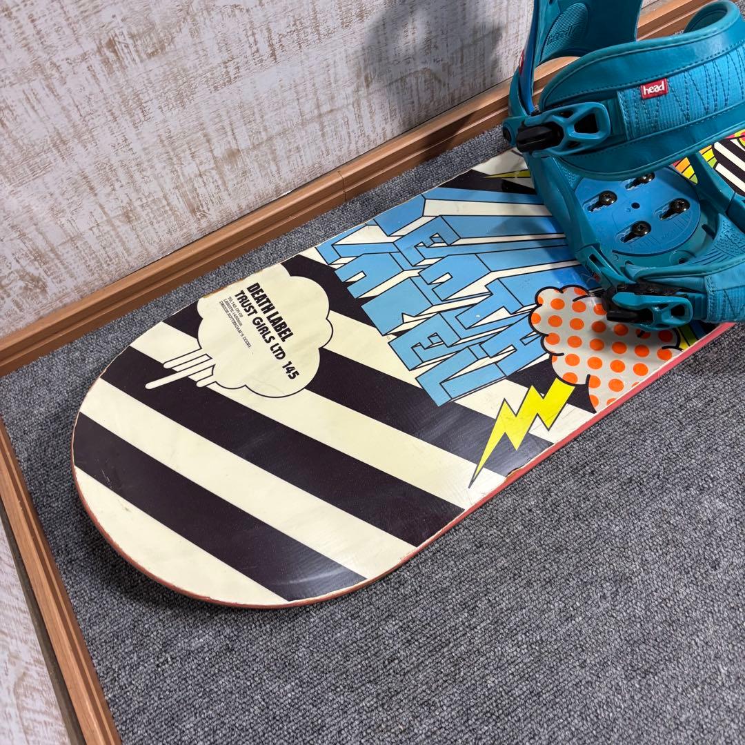 【送料無料】DEATH LABEL スノーボードセットケース付き
