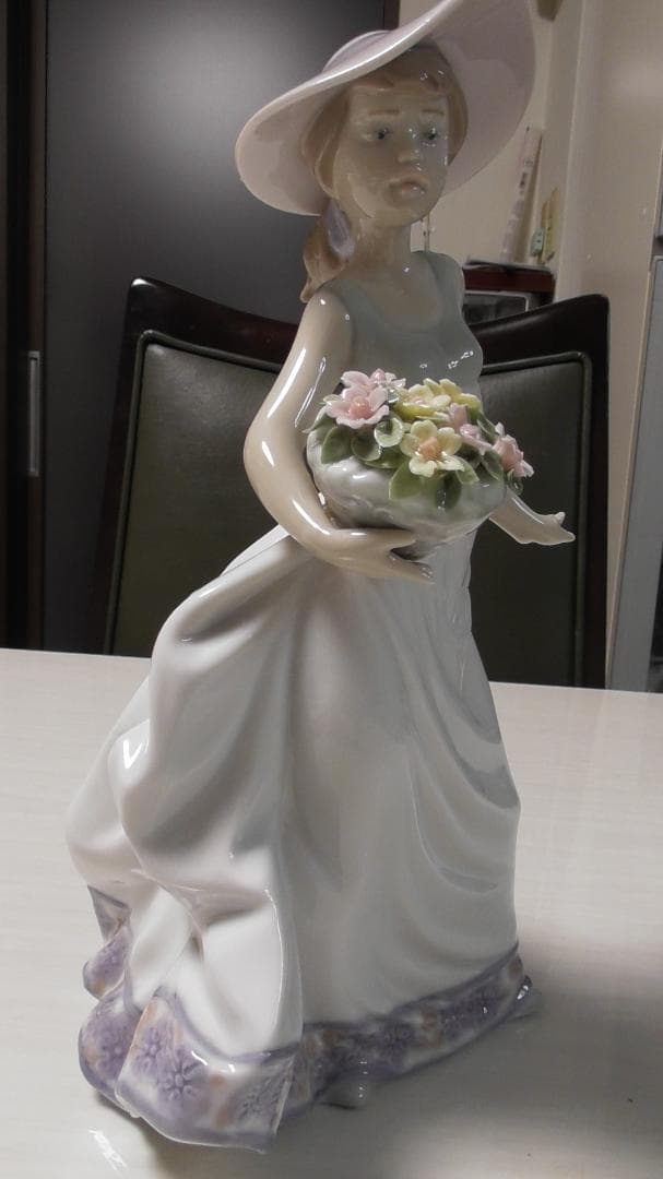 LLADRO　リヤドロ【春の花かご】3　リアドロ　 インテリア　L519