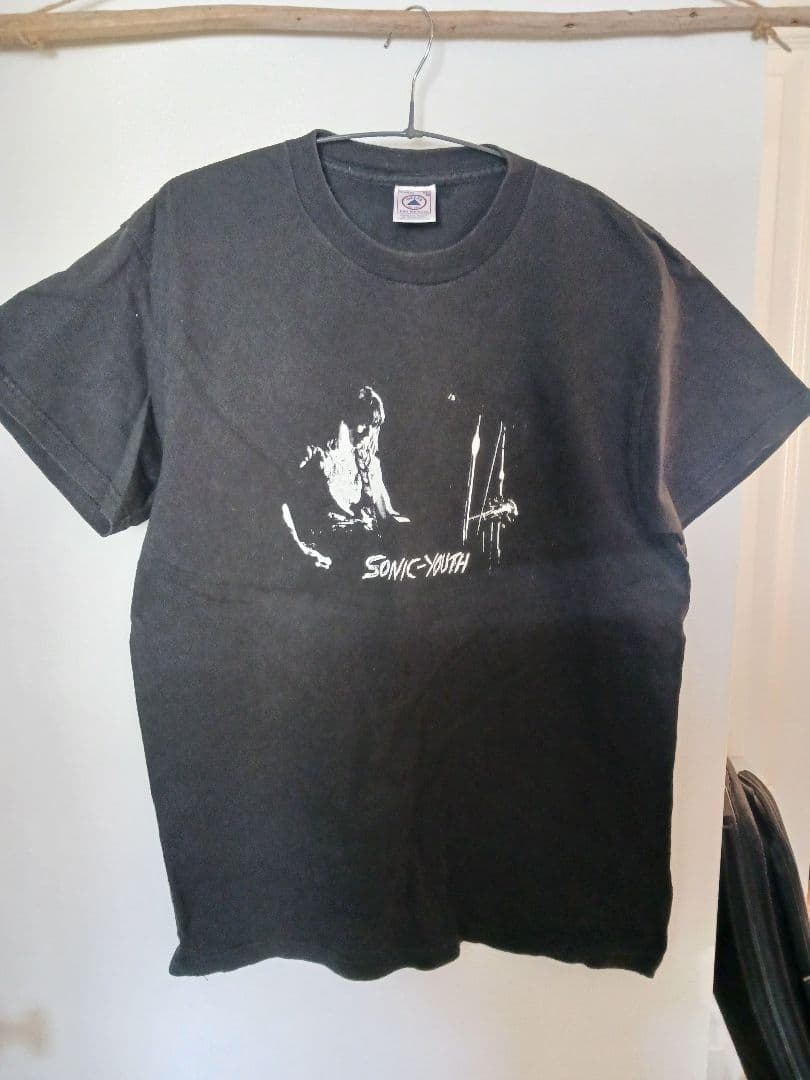 Taku　SONIC YOUTH Tシャツ 黒 Mサイズ　キムゴードン