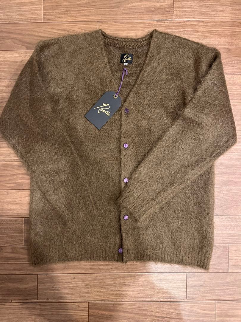 Needles Mohair Cardigan Foremost オリーブモカ