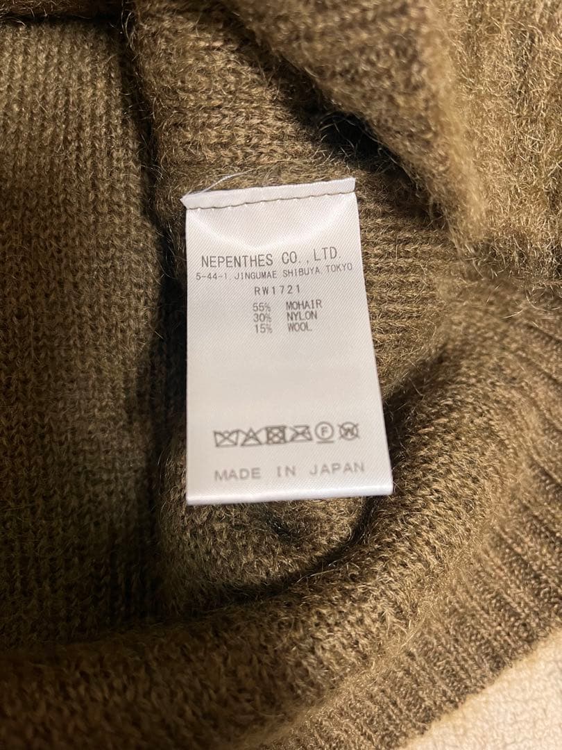 Needles Mohair Cardigan Foremost オリーブモカ