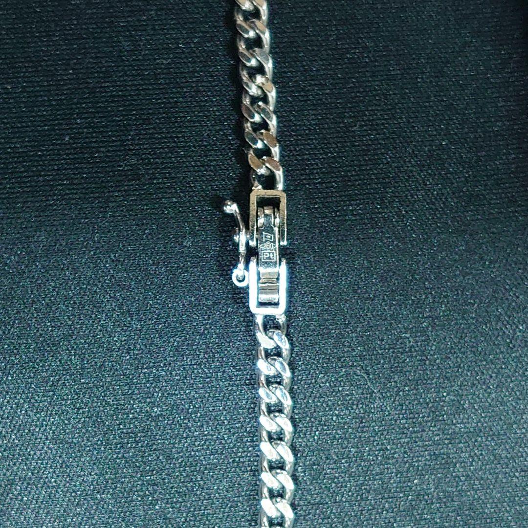 プラチナ2面シングル喜平‹PT850›20g 45cm ネックレス