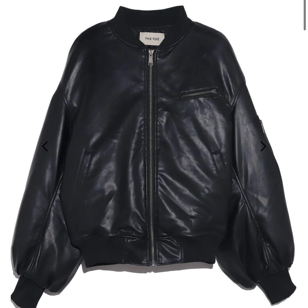 THE TOE ボンバージャケット 黒 M
