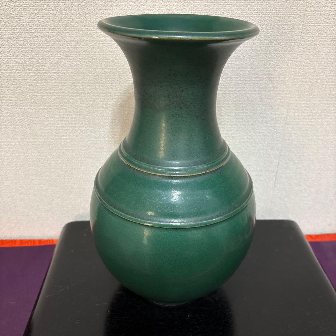 壺（花瓶）上野焼分家企救焼陶器