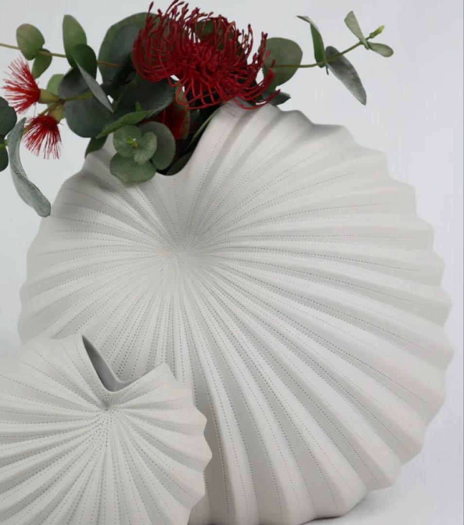 螺旋花瓶チョークエッチング