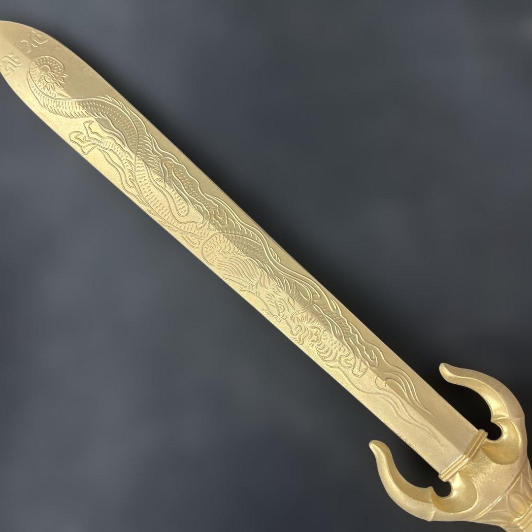 三鈷剣 不動明王 全長 30.5cm 仏具 希少　コレクション　趣味