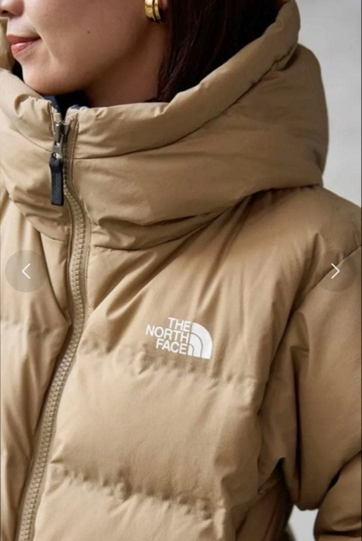 美品　ノースフェイス　ビレイヤーパーカー xsベージュ