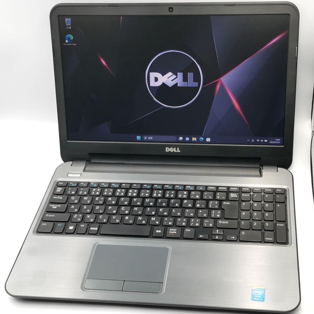 最新鋭 Windows11 ノートパソコン DELL Office カメラ搭載！
