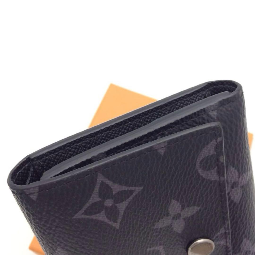 ルイヴィトン モノグラム エクリプス ヴィクターウォレット メンズ 三つ折り財布