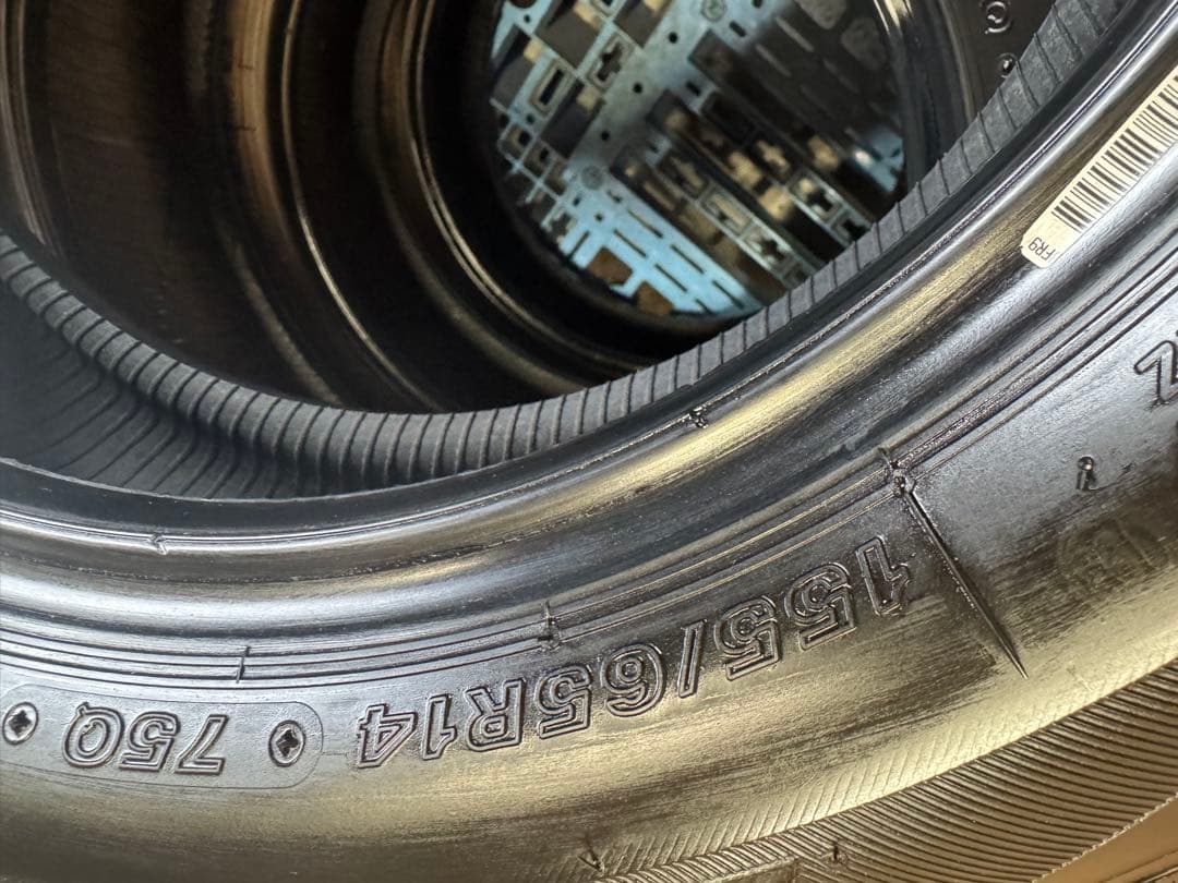 タイヤ・ホイール (259)155/65R14 BRIDGESTONE BLIZZAK VRX