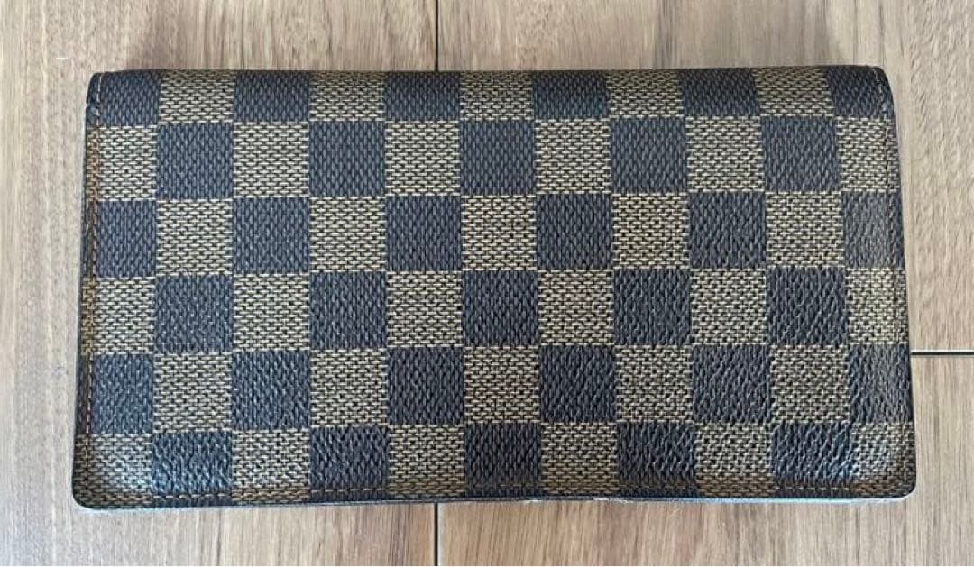 美品！ルイヴィトン　ダミエ　長財布　ポルト・バルール・カルトクレディ