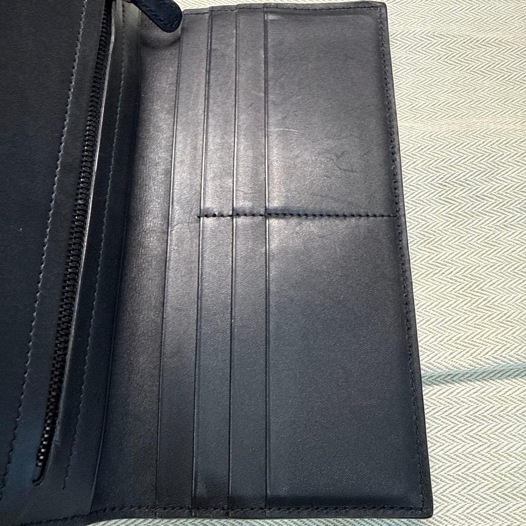 Bottega Veneta イントレチャート黒長財布