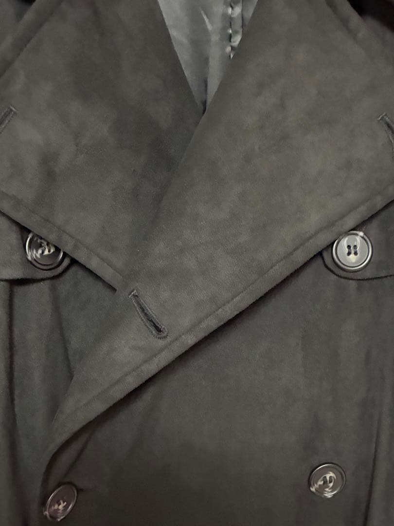 CLEL ダブルテックフェード トレンチコート ブラック