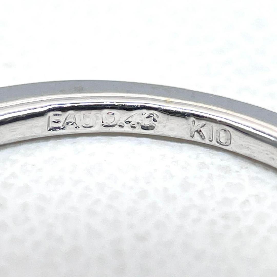 EAUD.4℃ 現行品 仕上げ済 ダイヤモンド ハーフエタニティ リング K10