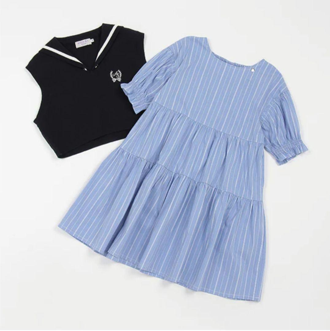 新品 ANNA SUI mini ベストワンピースセット 130(140もあり)