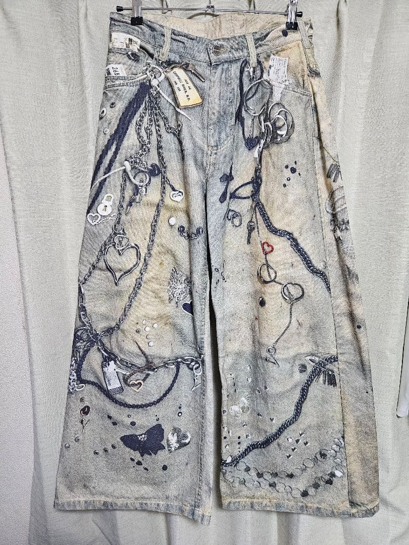 パンツ theredthread S print denim 1 toys