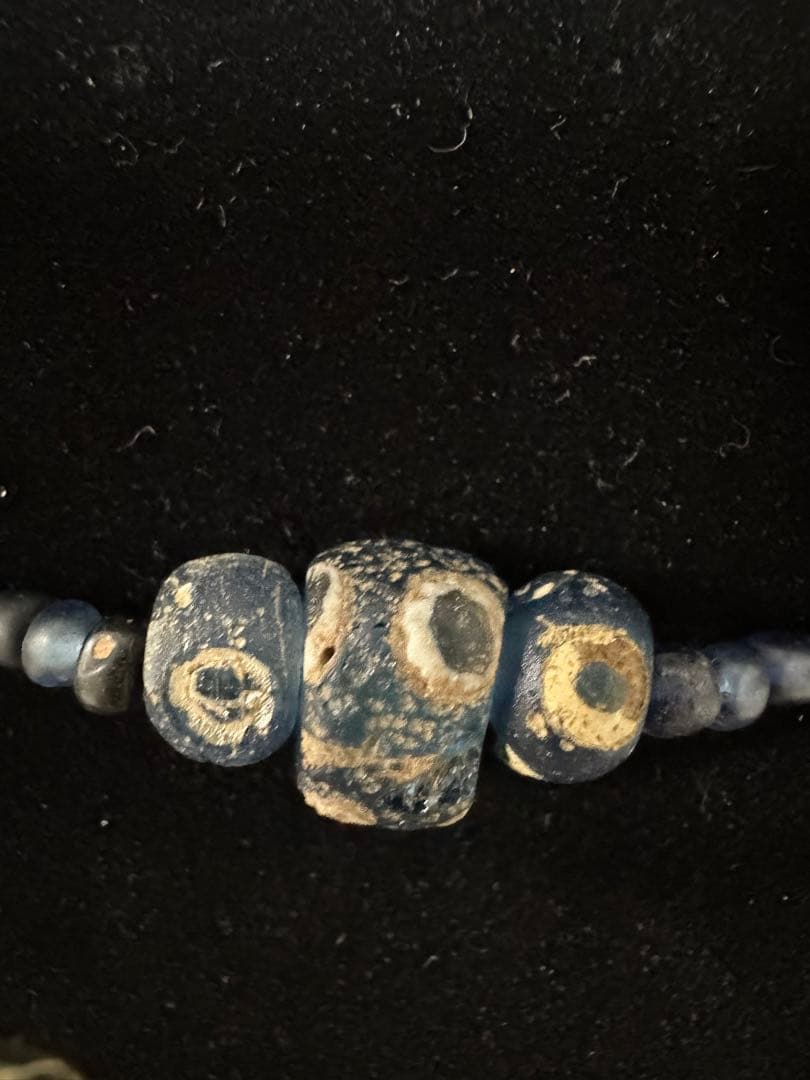 アンティークガラス　ネックレス