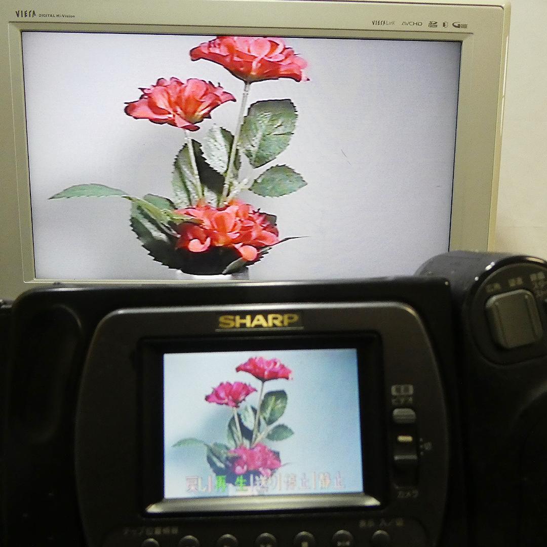 動作良好　Video8　シャープ　VL- EL310　8ミリビデオカメラDVD化