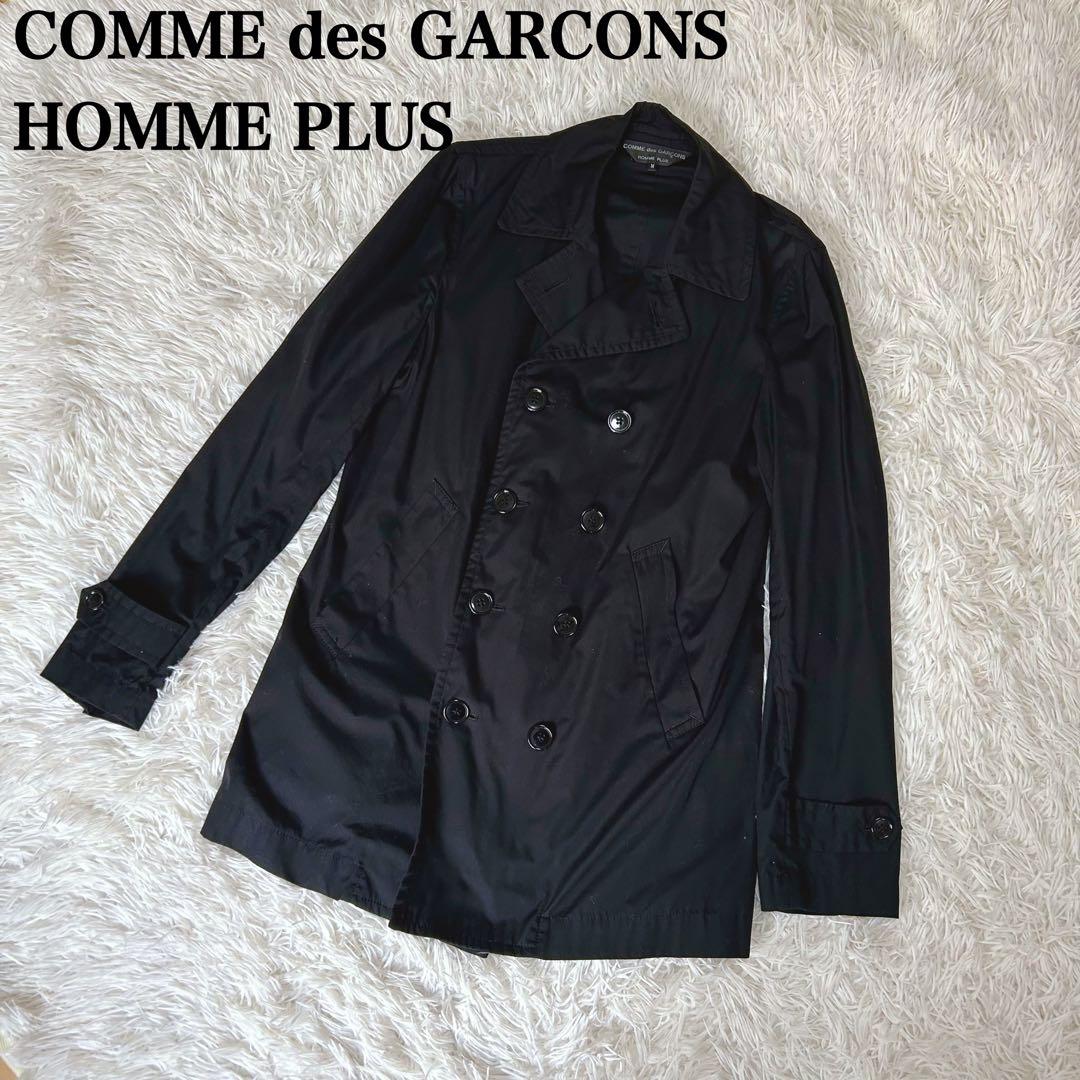 【極美品】コムデギャルソンオムプリュス トレンチコート ダブルボタン