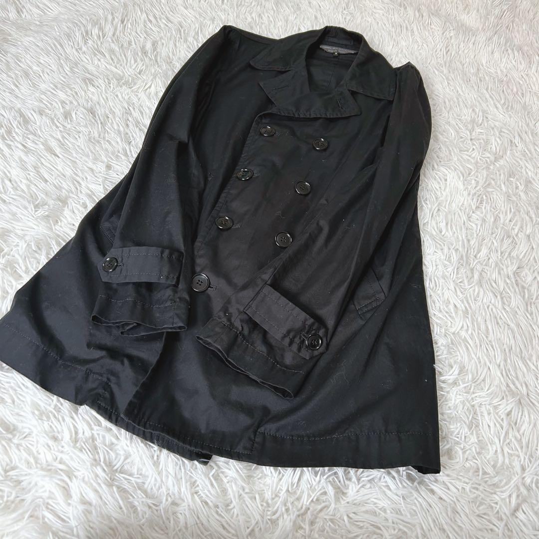 【極美品】コムデギャルソンオムプリュス トレンチコート ダブルボタン