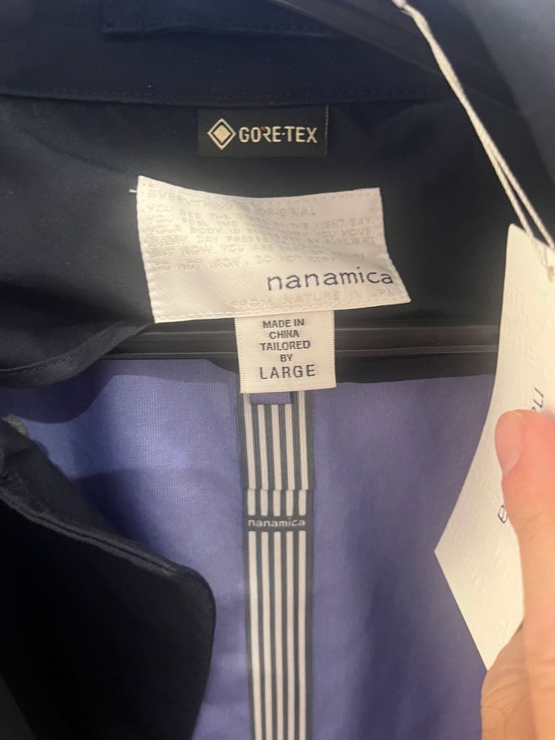 新品　nanamica ゴアテックスステンカラーコート　GORE-TEX