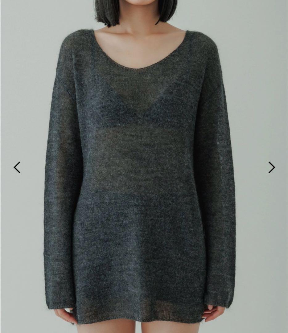 【yo BIOTOP】mohair knit top