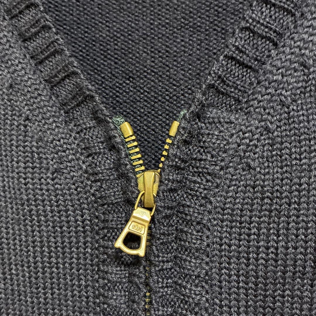 DRIES VAN NOTEN ネイビー カーディガン M