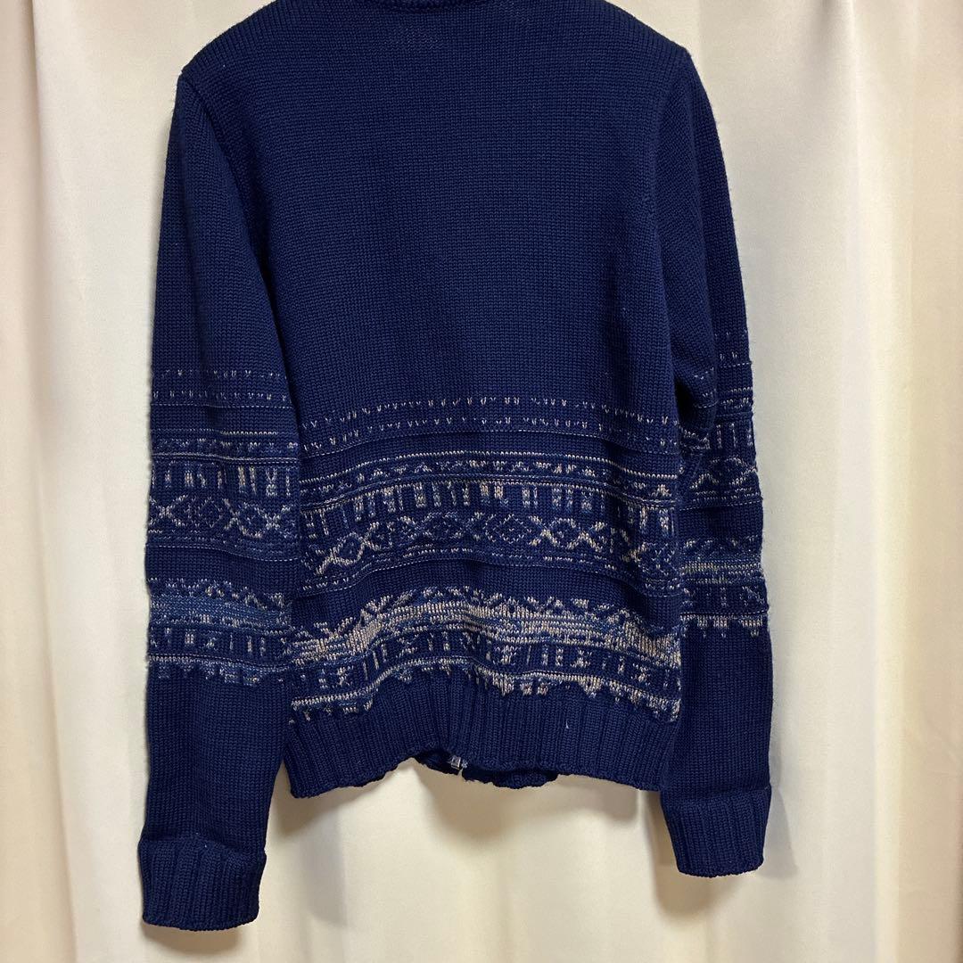 DRIES VAN NOTEN ネイビー カーディガン M