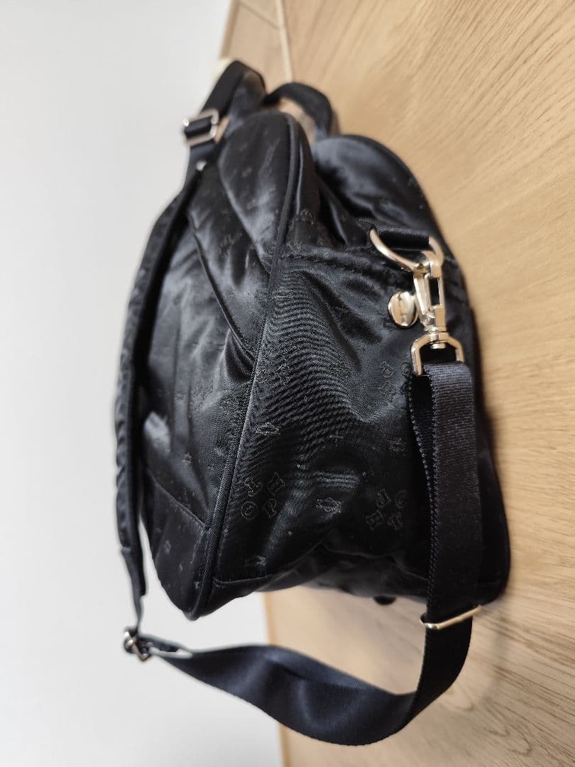 POTR 2WAY ボストンバッグ 黒 ショルダーバッグ monogram