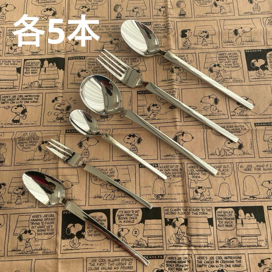 【新品未使用】ラッキーウッド　スカンジナビア　18-12ステンレス　30本セット